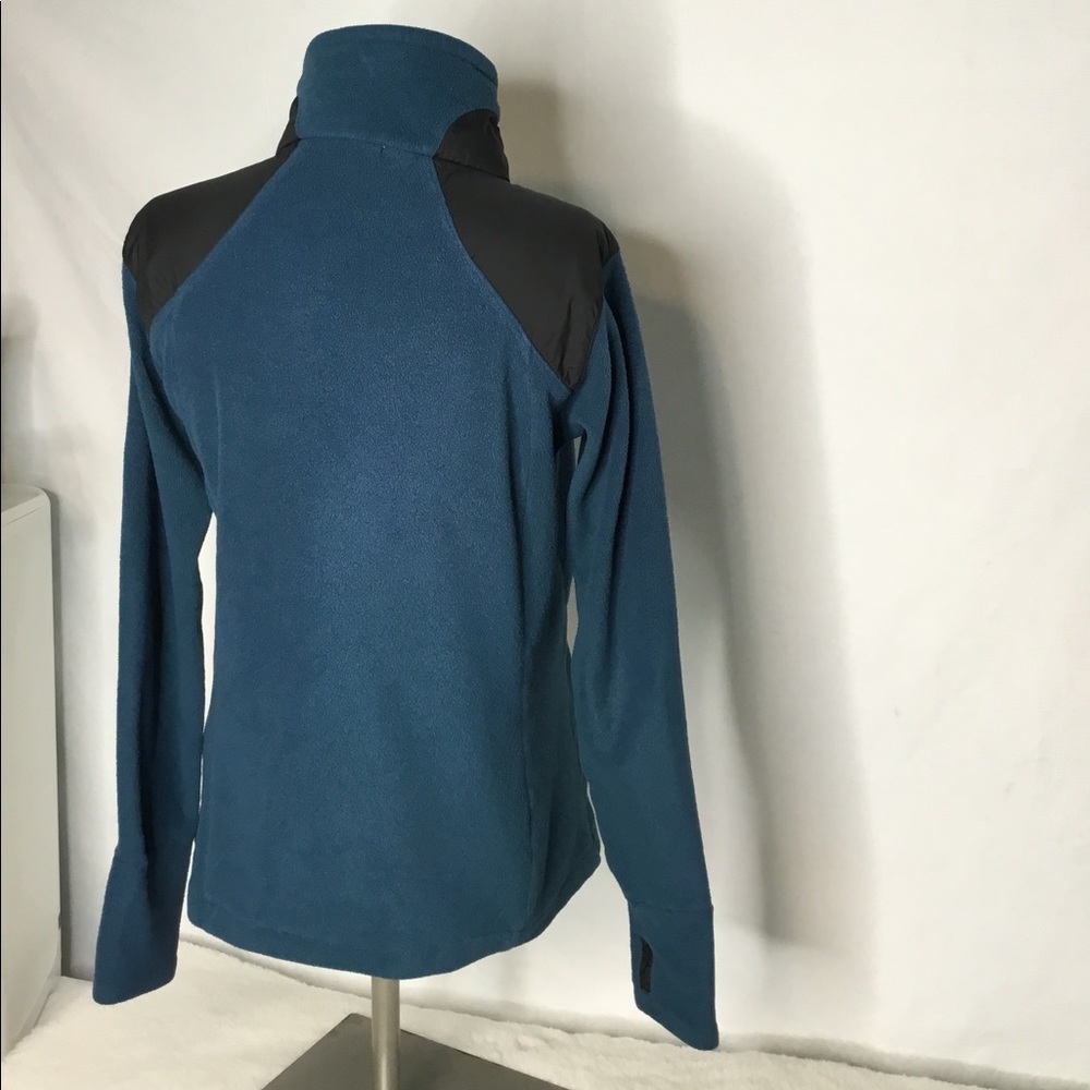 Columbia dark teal blue/black jacket zip up - Picture 2 of 7